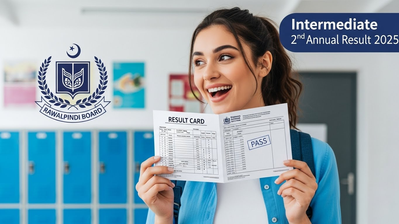 Result Date of Intermediate 2nd Annual Exam 2025 for Rawalpindi Boards