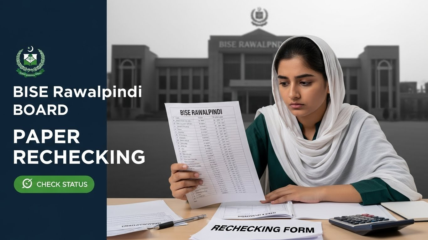 BISE Rawalpindi Paper Rechecking Procedure