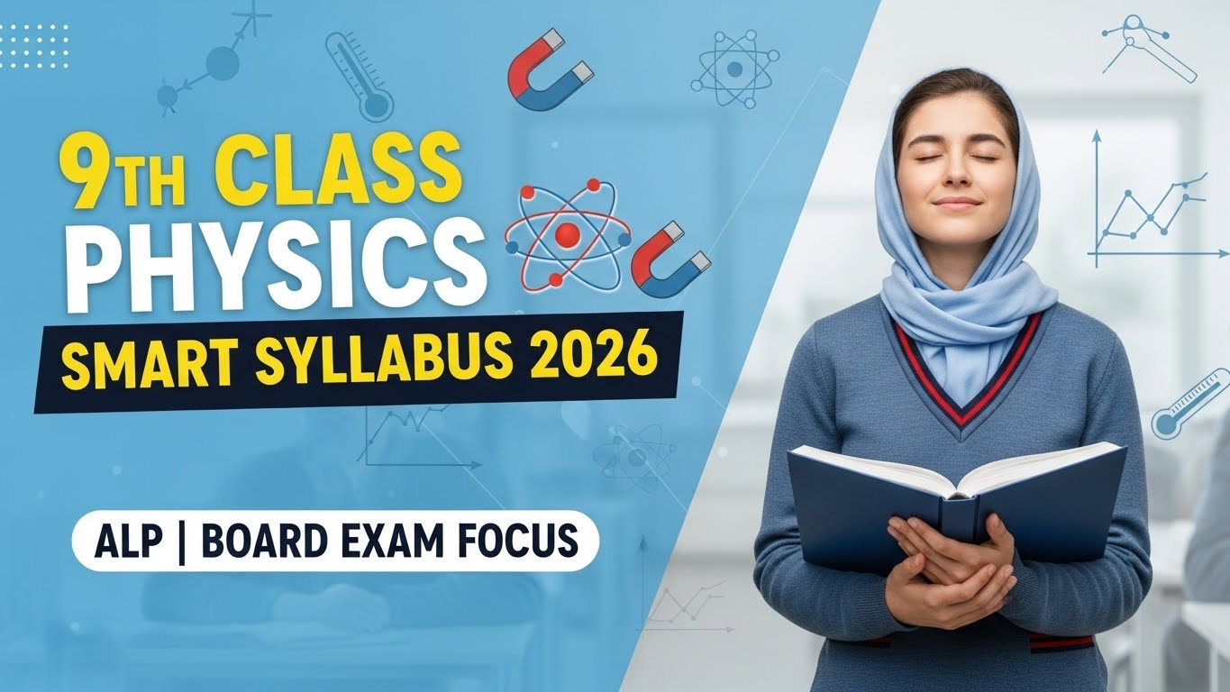 9th Class Physics Smart Syllabus for Session 2026