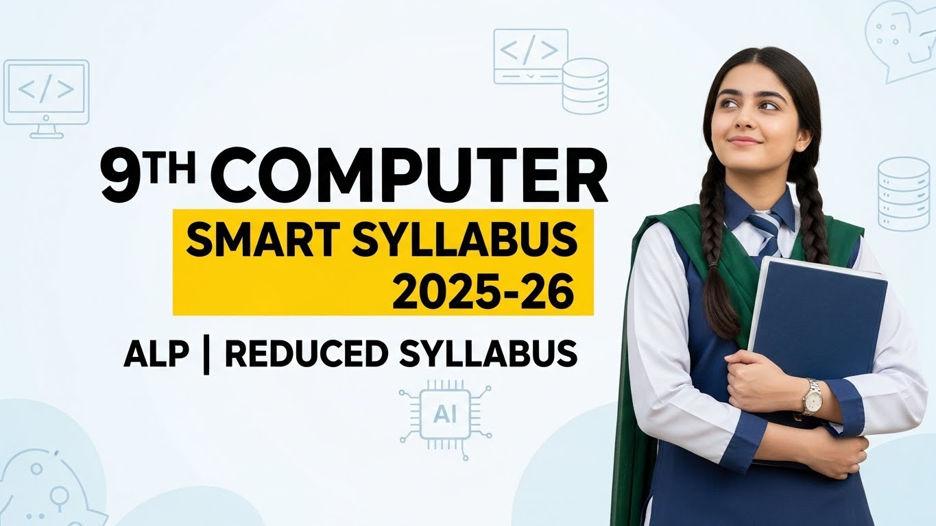 9th Class Computer Smart Syllabus for Session